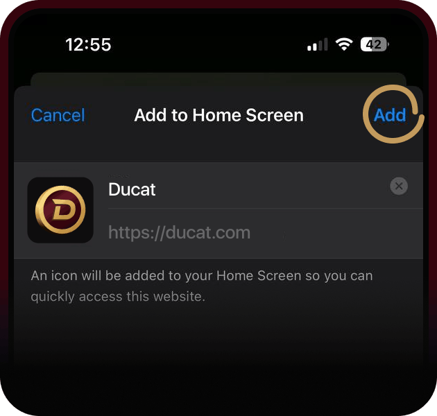 Click “Add”